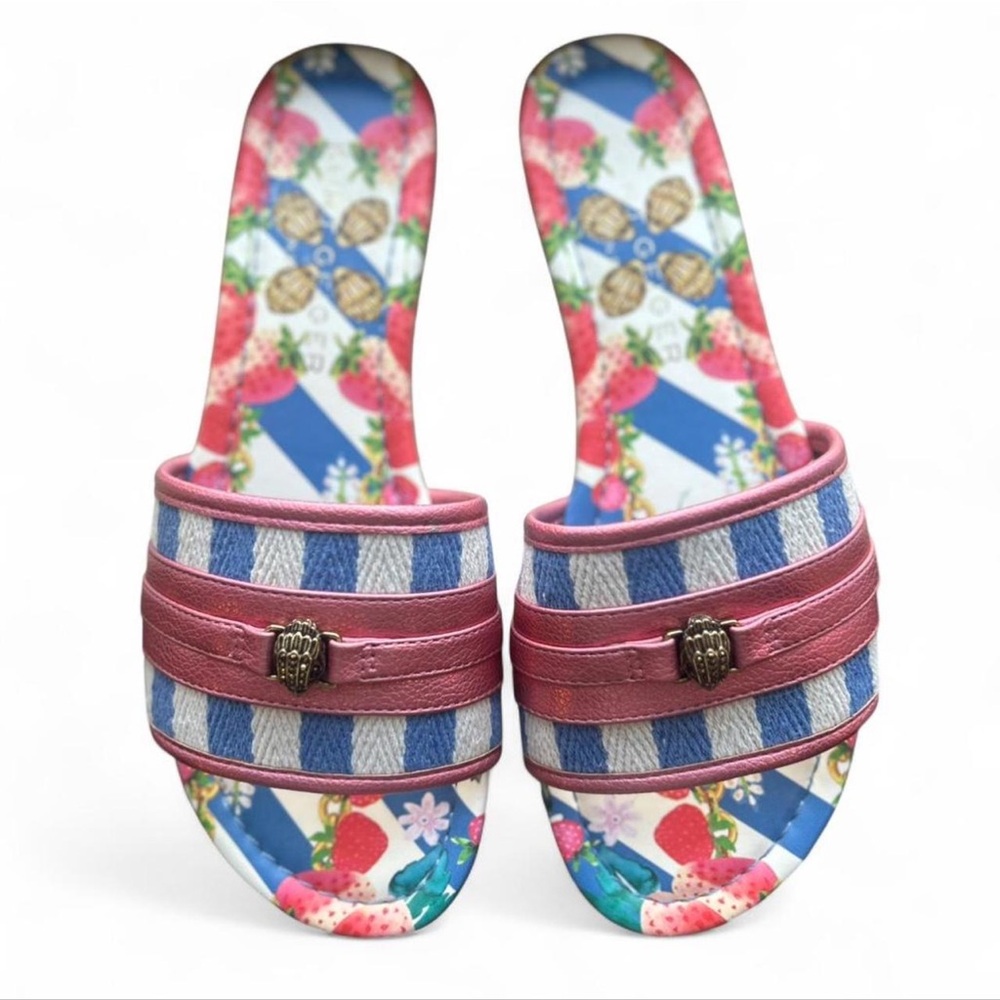New without tags Kurt Geiger southbank stripe flat sandals. 7.5. Never worn. - Picture 7 of 7